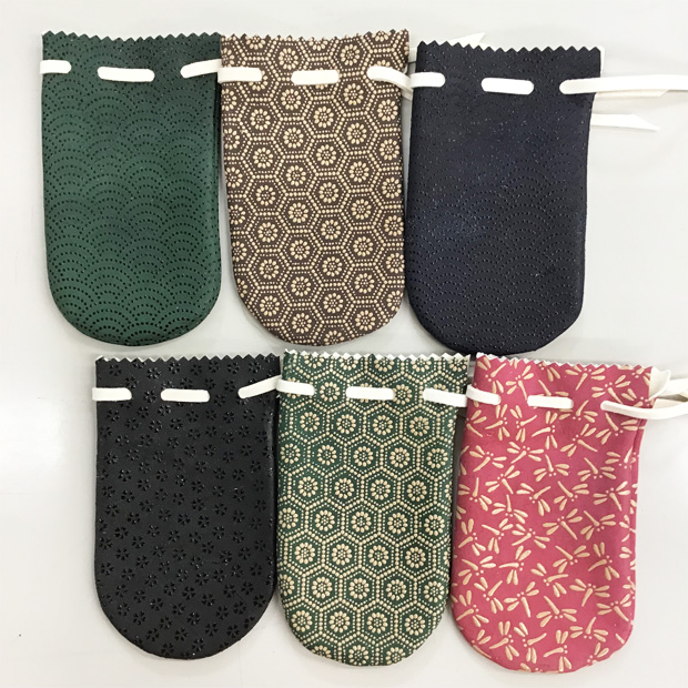 石突き 石突 小桜 1 鹿革 弓道 道具 弓道用品 弓具 : 東山堂